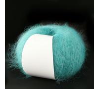 CLYDSA 8/16/24/32 Rollos 25 g Hilo de Mohair Suave y Fino, Hilo de Crochet para Tejer a Mano, chales, suéteres, Gorros, Bufandas y decoración del hogar