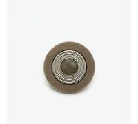 CLYDSA Botones de Flocado de Metal de 10 Piezas de 17,5 a 22,5 mm, Botones Redondos Cubiertos de Tela, Botones Negros y Marrones cosidos a Mano para suéteres, Chaquetas, Trajes, Botones Decorativos