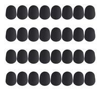 Clyictz 32 piezas de almohadillas para boquilla de 0,8 mm para saxofón alto y tenor y clarinete, color negro