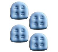 Clyictz 4 piezas de spa y , cojín inflable para asiento de bañera de hidromasaje, almohadilla trasera impermeable azul, cojín de spa suave