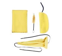 Clyictz Kit de PañOs de Limpieza para SaxofóN de 4 Piezas, para SaxofóN Instrumentos de Viento de Madera, Incluido un Cepillo para Boquilla de PañO de Limpieza