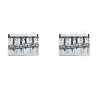 Clyictz Puente rígido de 4 cuerdas para bajo Precision Jazz Chrome 201B-4 Badass 201B-4