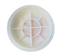 Clyictz Tazón de Cemento Redondo, Molde para Maceta, Terrazo, Vela de Hormigón, Recipiente, Molde de Silicona, Resina Epoxi, Arcilla, Tazón Grande de Almacenamiento