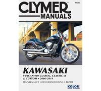 Clymer Kawasaki Vulcan 900 Classic, Classic LT & Custom (06-19): Clymer Manuals: Maintenance - Troubleshooting - Repair
