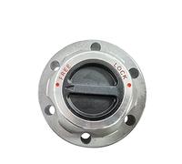 Clynex 2 piezas X, for NISSAN, GQ 4x4 Pick Up IFS Patrol 90 bujes de bloqueo rueda libre aleación aluminio Manual B013 40250-01J01 4025001J01 Juego de tuercas de rueda de bloqueo de coche