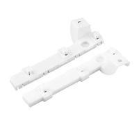 Clynex 2PCS Left & Right Front Bumper Side Bracket, for Mitsubishi, for Lancer Except EVO 2008-2017, 6400A403 6400A404 Pair White Bumper Soporte de Parachoques