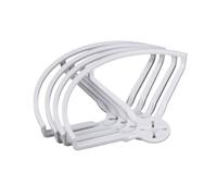 Clynex 4 Uds 5 Pulgadas Protector de hélice Drone Anti-colosión Anillo Cubierta Protectora 4045 5045 5149 QAV250 Piezas cuadricóptero RC Protector de hélice para Drones(4 Inch Propeller,White)
