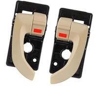 Clynex 82620-2Z02, for Hyundai, for Tucson 2005 2006 2007 2008 2009 Interior del automóvil Manija de la Puerta Izquierda Derecha Juego Accesorios Manija de puerta interior del coche(BLACK 2pcs Beige)