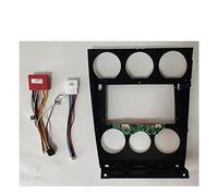 Clynex 9 Pulgadas 2din Car Fascia Cables Tablero Control CANBUS Trabajo, for Mazda, 6 2004-2015 Panel estéreo Instalación de Tablero Marco de DVD Doble DIN Panel de Audio para Coche(All Include)