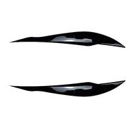 Clynex ABS brillante coche malvado faro cejas párpado cuerpo kit, for Serie 3 F30 F31 M3 316d 320i 325i 330i 2011-2019 Película protectora para faros de coche(Gloss Black)
