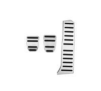 Clynex Accesorios de la cubierta del pedal del freno de combustible del pie del coche, for A3 8P, for Skoda, for Octavia 2 A5, for VW, for Jetta, for Golf 5 6 MK5 MK6 GTI EOS Reemplazo de pedal de coc