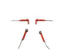 Clynex Brazo de repuesto con motor for dron RC SG-108 SG108 DM001 L108 Brazo de repuesto para dron FPV(4pcs Arm red)