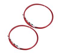 Clynex Cable de Control Remoto Cambio Acelerador Rojo 2 Piezas, for Yamaha, fueraborda 13 pies Pieza Marina