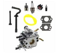 Clynex Carburador, for motosierra STIHL, MS192 MS192T MS192TC, for Zama, C1Q-S258 Manguera de combustible carburador Filtro Bujía Reemplazo de bujía de cortadora de césped