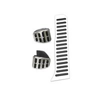 Clynex Cubierta de Pedal de Coche AT MT Pedales, for VW, for Golf 5 6 GTI, for Jetta MK5 CC, for Passat B6 B7, for Touareg, for Skoda, for Octavia, Piezas Reemplazo de Pedal de Coche(3Pcs MT No Rest)