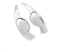 Clynex Embellecedor de paletas de cambio de coche Levas de cambio volante, para Cadillac Xts 2013 2014 2015 2016 2017 2018 2019 2020(Silver)