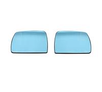 Clynex Espejo retrovisor de repuesto for coche, color blanco, azul, izquierdo, derecho, con calefacción, for X5 E53 1999 2000 2001 2002 2003 2004 2005 2006 Cristal de espejo lateral(Blue a pair)
