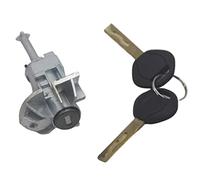 Clynex For, E46 SERIE 3 CILINDRO DE CERRADURA PUERTA COMPLETA Lado delantero izquierdo con 2 llaves Bloqueo del interruptor de encendido(BLACK Assembled Left Lock)