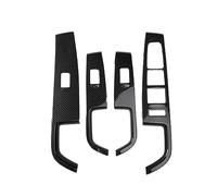 Clynex For Hyundai, Sonata 2015-2019 Fibra de Carbono Elevador de Ventana Panel de Interruptor Cubierta embellecedora decoración de reposabrazos de Puerta Interior Panel de moldura del Interruptor de