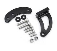 Clynex For KAABO, Mantis King GT Scooter Eléctrico CNC Soporte Amortiguador de dirección Carbono Kit Montaje Accesorios Amortiguador de dirección para Scooter(Black A)