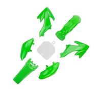 Clynex For MINI, motocicleta CRF 50, cubierta de carrocería plástico, Kit carenado, guardabarros más largo CRF50 XR50 Pit Dirt Bike, accesorios modificados Kit de carenado para motocicleta(Green)