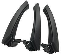 Clynex For, Serie 3 E90 E91 E92 316i 318i 320 325 328i Juego completo de tirador puerta Interior delantero trasero izquierdo derecho del pasajero Manija de puerta interior del coche(Schwarz)