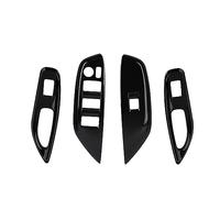 Clynex For Toyota, Yaris Cross 2020 2021 RHD Ventana Interruptor Panel Cubierta embellecedor decoración Protector ABS Negro Panel de moldura del Interruptor de la Ventana