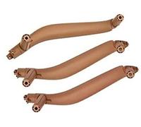 Clynex For, X5 X6 F15 F16 2014 2015 2016 2017 2018 Juego de manijas interiores for puerta interior automóvil Reemplazo 3 piezas Manija de puerta interior del coche(Braun)