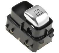 Clynex Interruptor del elevalunas, para Mercedes-Benz Clase C W205 S205 X253 C253 Lado pasajero Control automóvil Botón elevador Alimentación botón del interruptor de la ventana del coche(Schwarz)