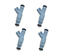 Clynex Inyector de Combustible de 4 Piezas, for Mitsubishi, Raider 2006-2007 4.7L V8 0280155849 XF1E-A5B Inyector de Combustible para Coche