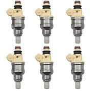 Clynex Inyector de Combustible de 6 uds, for Mitsubishi, Montero Eclipse Galant B210H INP-051 INP051 MD141263 Inyector de Combustible para Coche