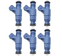 Clynex Inyector de Combustible de 6 uds, for Volkswagen, Passat, A4 Quattro 1.8L 2000-2006 0280156065 06B133551M 1781CC Inyector de Combustible para Coche