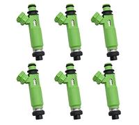 Clynex Inyectores de Combustible de 6 Piezas, for Mitsubishi, Montero Sport 3.0L 6G72 1998 1999 2000 2001 2002 2003 195500-3170 1955003170 MD332733 Inyector de Combustible para Coche(195500-3170)