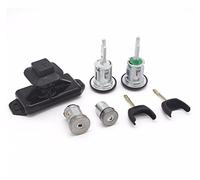 Clynex Juego de Cerradura Completo de 5 uds., Interruptor de Encendido, Cerradura de Puerta Delantera Izquierda y Derecha, Barril de Combustible, for Ford, Transit MK7 2006-2014 6C1AV22050XB Juego de