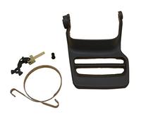 Clynex Kit de articulación rodilla con banda freno y palanca manija cadena, for piezas motosierra Husqvarna, 353 350 345 340 Mango de freno de motosierra