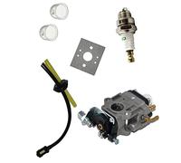 Clynex Kit de bujías manguera combustible carburador 23-26CCM, for Einhell, for AL-KO, Atika, for Fuxtec, desbrozadora cortasetos Reemplazo de bujía de cortadora de césped