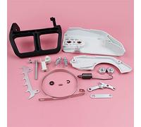 Clynex Kit de reparación cubierta embrague palanca manija banda freno cadena, for repuestos motosierra STIHL, MS180 MS170 018 017 MS 180 170 Mango de freno de motosierra
