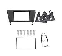 Clynex Kits de tablero con marco de Audio for coche 2 Din, Kit adaptador de Fascia con Panel DVD, marco de Radio Facia 2014, for NISSAN, X-TRAIL, Qashqai Embellecedor del tablero de la radio del coche