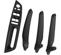 Clynex LHD RHD Juego de 4 manijas Cubierta Interior Coche, reposabrazos, for, E70 E71 E72 X5 X6 Manija de puerta interior del coche(Schwarz)