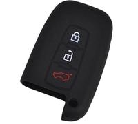 Clynex Llavero de Coche de 3 Botones, for Hyundai, Equus, Genesis, Veloster, Kia, Sportage Optima Soul Azera, Sorento, Funda de Silicona for Llave remota Funda para Llave de Coche