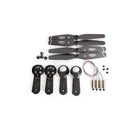 Clynex Motores Cw Ccw, brazos de engranaje, hélices, cuchillas, piezas repuesto for dron cuadricóptero RC S604 S167GPS S166 S167 Kit de reparación de reemplazo de brazo de drone(7.4V motor kit)