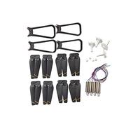 Clynex Motores de brazo alas pala hélice, for dron FPV WiFi 4D-V4, piezas repuesto V4 RC Quacopter Kit de reparación de reemplazo de brazo de drone(Purple)