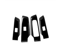 Clynex Panel de reposabrazos de puerta embellecedor de cubierta de interruptor de botón de elevación de vidrio negro brillante for coche, for Mitsubishi, Outlander 2022-2023 RHD Panel de moldura del i