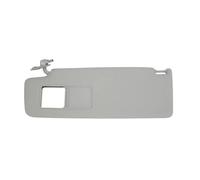 Clynex Parasol for Coche con Conjunto de Parasol con luz de Espejo, for VW, for, 2009-2016, Visera Lateral Izquierda Derecha del Conductor Reemplazo de Parasol para Coche(Grey Left Side)
