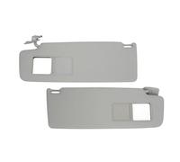 Clynex Parasol for Coche con Conjunto de Parasol con luz de Espejo, for VW, for, 2009-2016, Visera Lateral Izquierda Derecha del Conductor Reemplazo de Parasol para Coche(Grey 1Set)