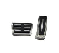 Clynex Pastillas de Pedal de Freno, for VW, for Touareg, 2019 2020 Reposapiés de Freno de Combustible AT Pedales Placa Acelerador Pegatinas Estilo Reemplazo de Pedal de Coche(2PCS)