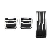 Clynex Pedales de gas de coche de acero inoxidable, cubierta de pastillas de pedal de freno de combustible, for Ford, Everest Endeavor Raider Ranger 2016 2017 2018 2019 2020 Reemplazo de pedal de coch