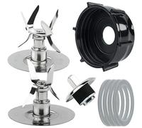 Clynex Piezas de Repuesto for Cuchillas de Hielo for licuadoras Oster y Osterizer 4980 4961 Junta Perno de Acoplamiento Kit de Pasador de Deflector Tapa y Cuchilla para licuadora