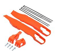 Clynex Protector de Cubierta de Zapata Inferior de Horquilla de Brazo oscilante de Motocicleta EXC 125 200 300 EXCF 250 350 400 450 500 2016-2020 Protector de basculante para Motocicleta(Orange)