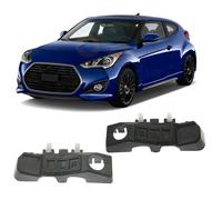 Clynex Retenedor de Soporte de Parachoques Delantero de Coche, Izquierdo y Derecho, for Hyundai, Veloster 2012-2017 865132V000 865142V000 Soporte de Parachoques